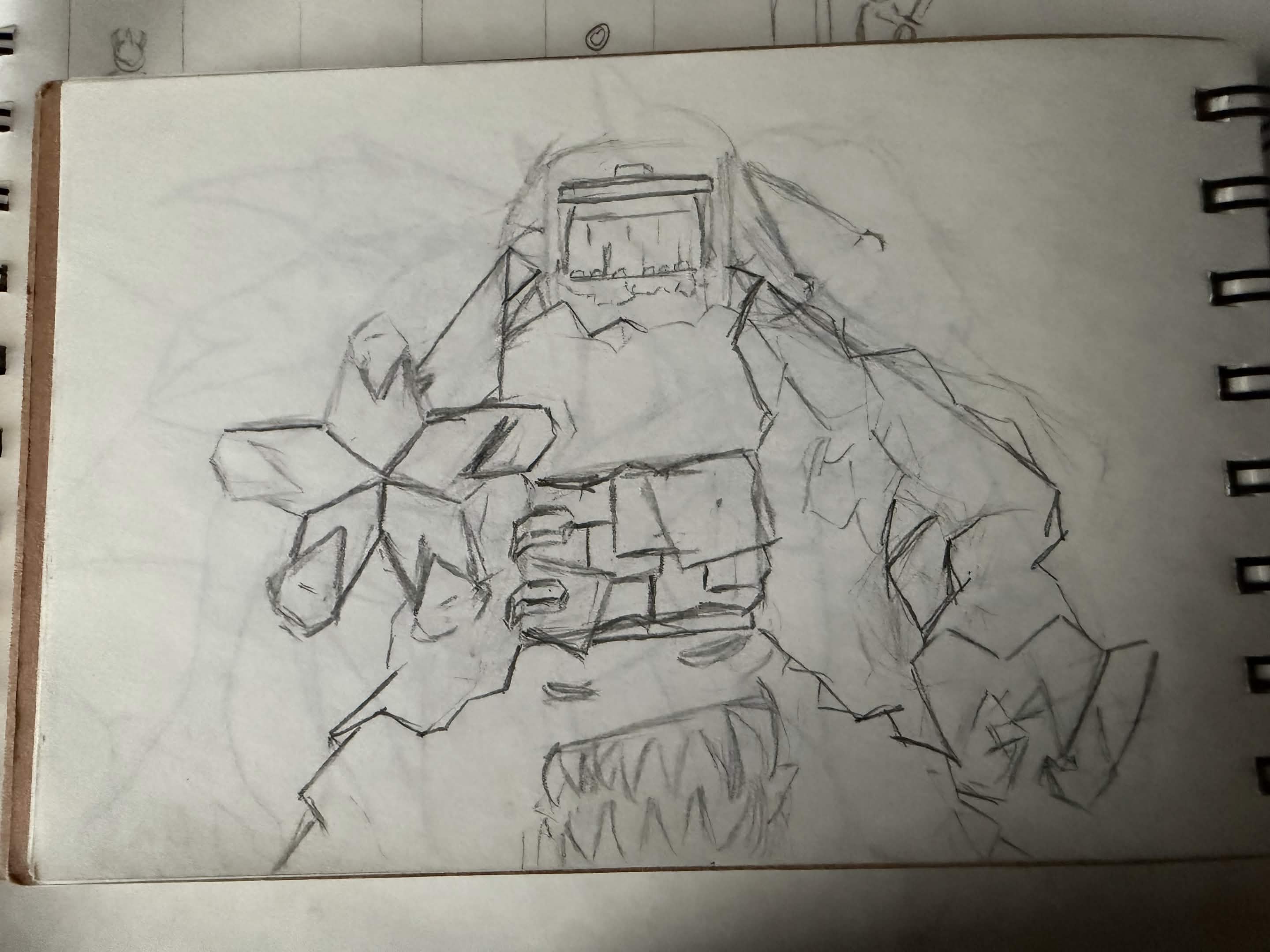 Early sketch design of Incinerator.